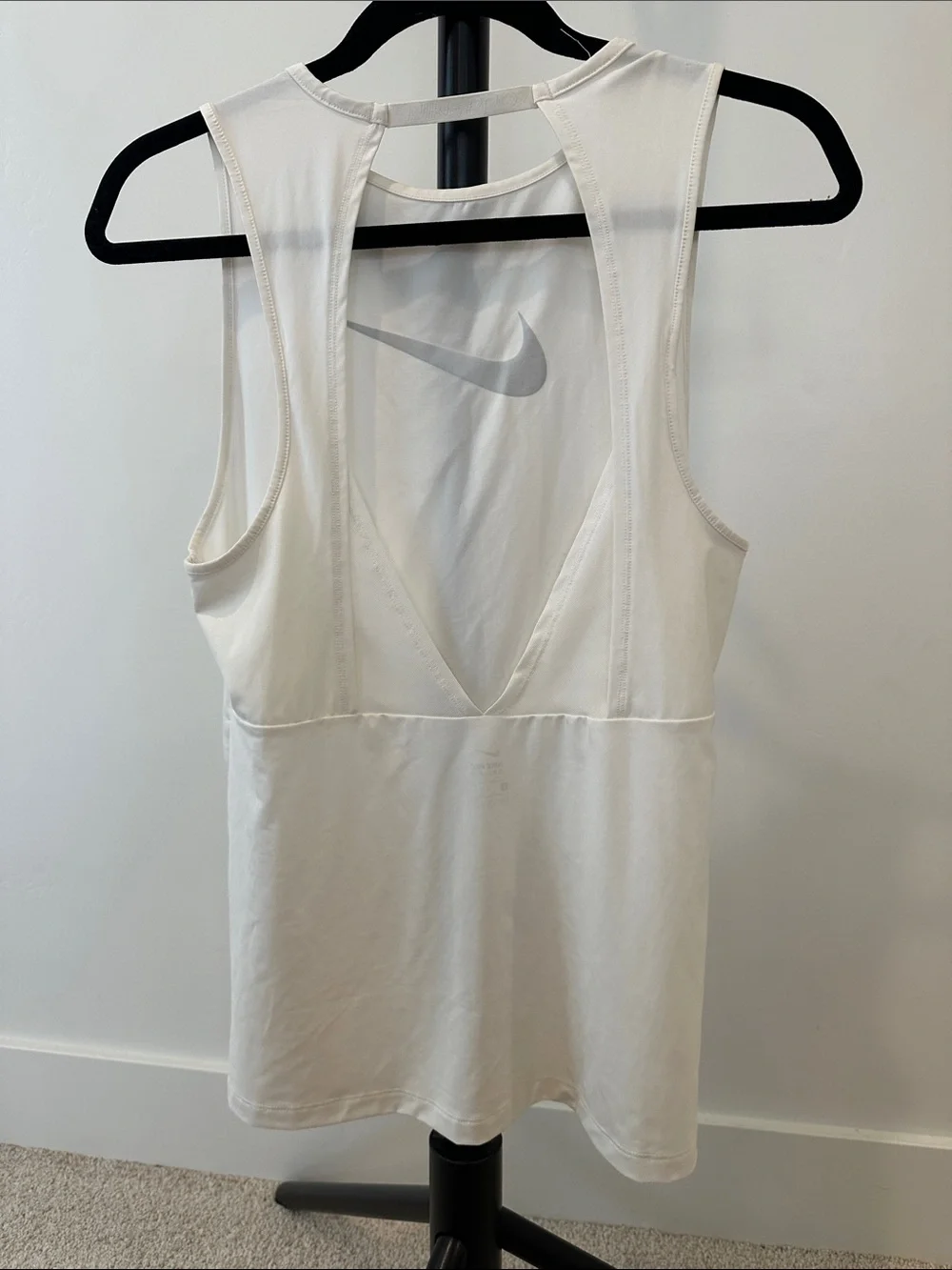 Nike Women’s White Tank Open Back